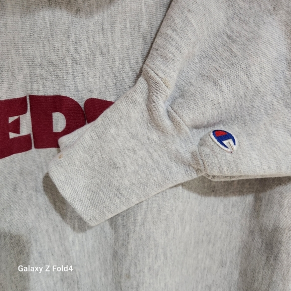 Vintage 90's Champion Reverse Weave WASHINGTON REDSKINS Made in U.S.A. - Picture 3 of 7